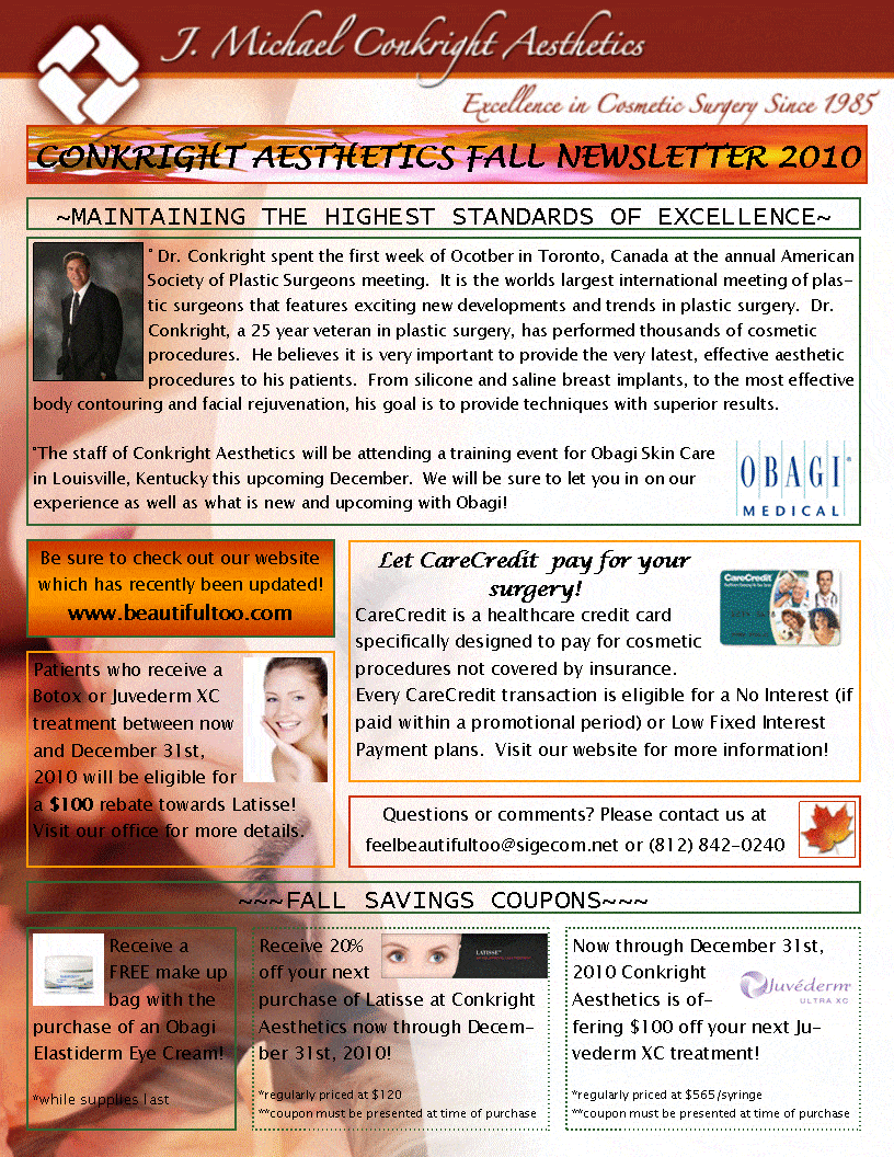 fall newsletter2010