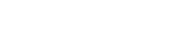 White logo or text element on transparent background